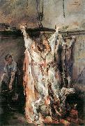 Lovis Corinth Geschlachteter Ochse oil